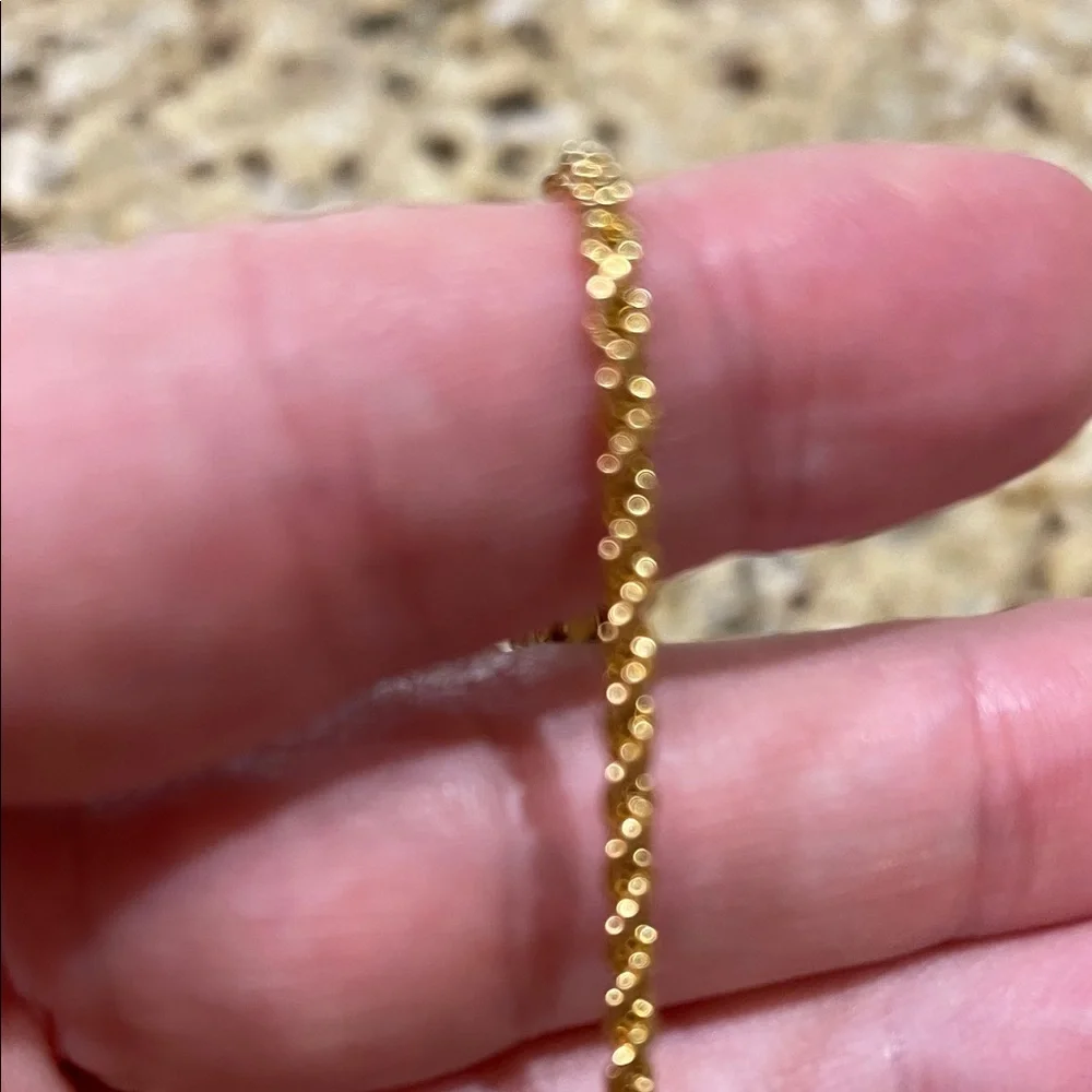 Givenchy Gold Rope  Bracelet